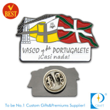 Factory Direct Sell Custom Portugalete Soft Enamel Pin Badge From China